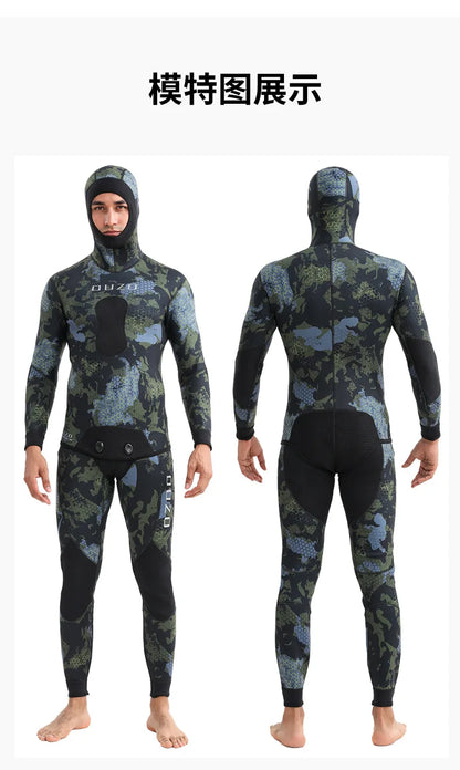Combinaison Néoprène Homme 3 mm – Pêche, Plongée, Chasse Sous-Marine, Surf et Natation - BLACKBEARD OUTDOOR INDUSTRIES
