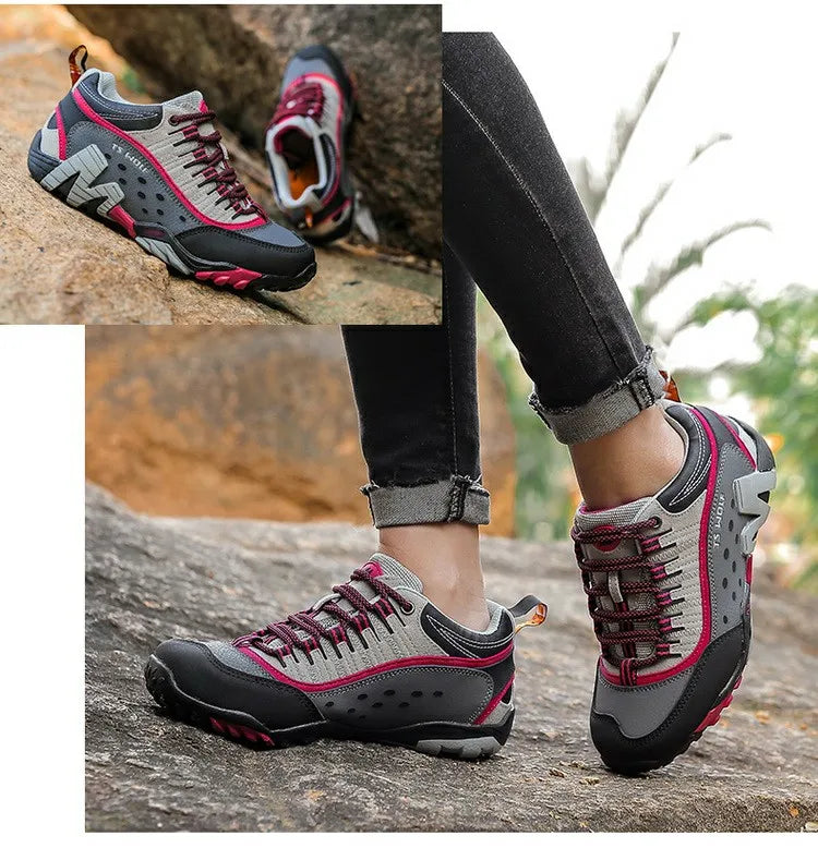 Chaussures de Randonnée Imperméables – Trekking Outdoor Unisexe | Printemps & Mi-saison | Cuir Véritable - BLACKBEARD OUTDOOR INDUSTRIES