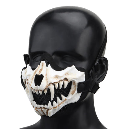 Masque Cosplay Airsoft avec Dents - Masque de Protection Multifonction pour Jeu de Rôle, Paintball et Halloween BLACKBEARD OUTDOOR INDUSTRIES