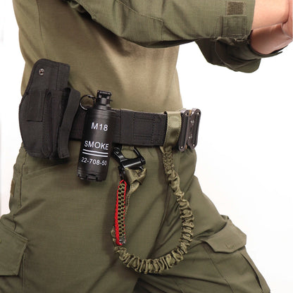 Ceinturon Tactique LOOP – Nylon Haute Qualité avec Boucle Métal, Multicam, Noir, Kaki Ma boutique