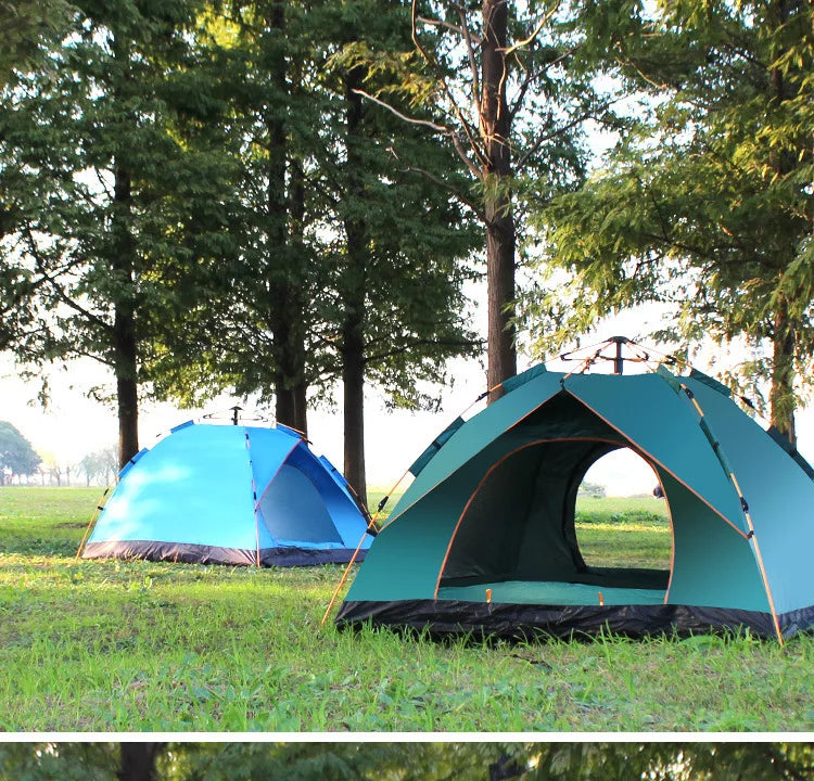 Tente de Camping Automatique 3-4 Personnes – Ouverture Rapide & Protection UV - BLACKBEARD OUTDOOR INDUSTRIES