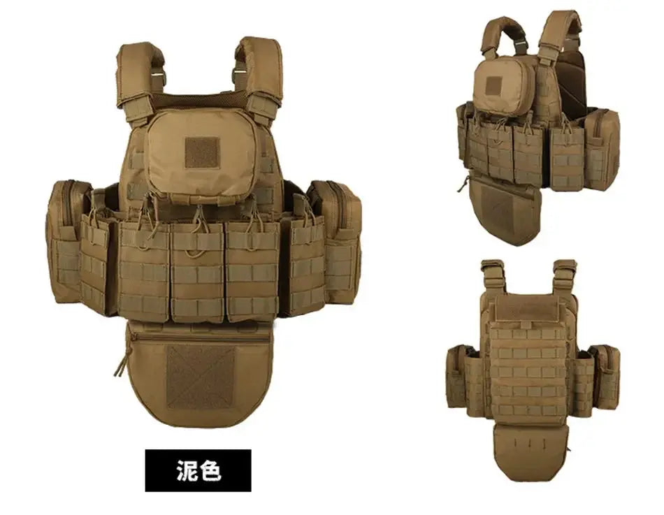 YAKEDA Plate Carrier Tactique – Gilet Modulaire avec Poches Incluses Ma boutique