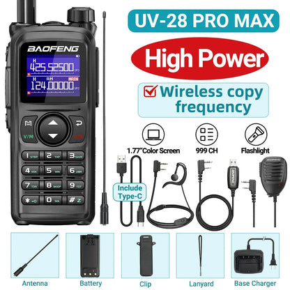 Talkie-Walkie Baofeng UV-28 PRO MAX - Multi-Bandes Haute Puissance Ma boutique