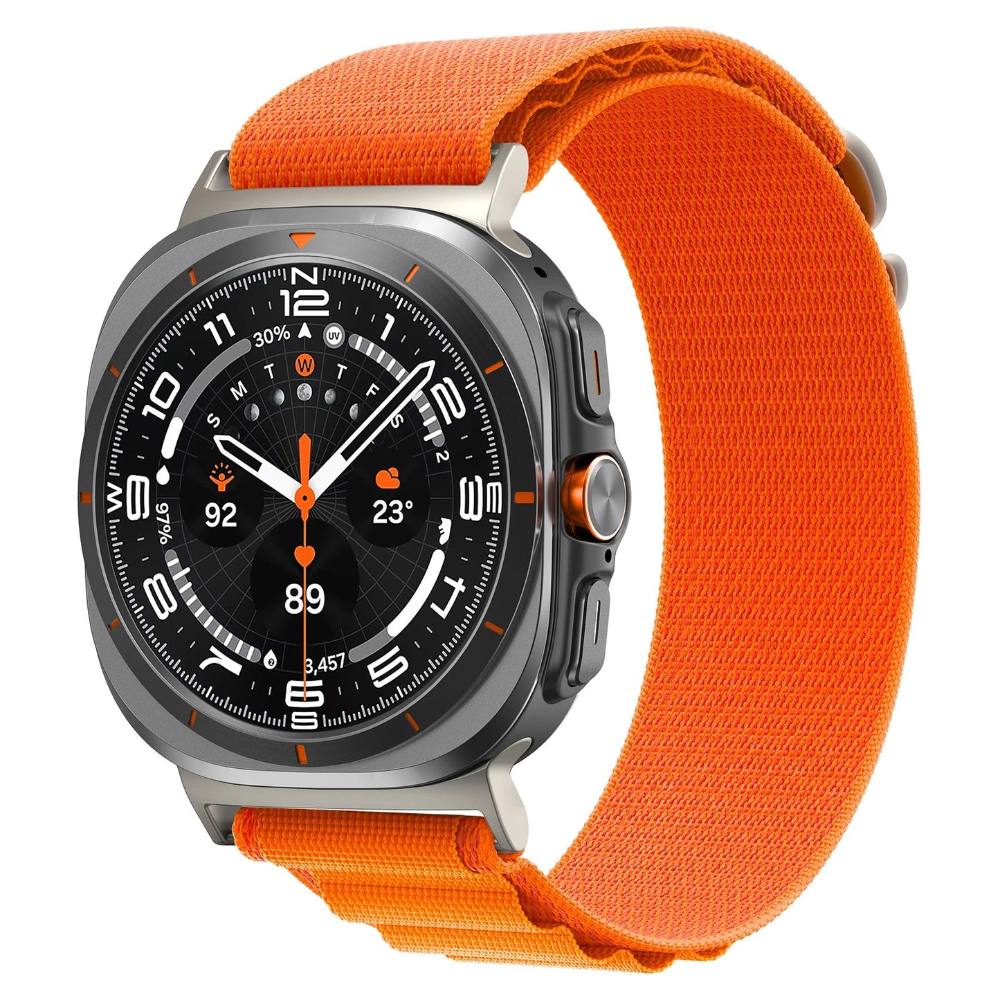 Alpine Loop Bracelet pour Samsung Galaxy Watch Ultra 47mm – Bracelet Sport en Nylon avec Boucle en Titane BLACKBEARD OUTDOOR INDUSTRIES