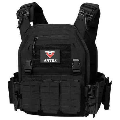 Gilet Tactique ARTEX Plate Carrier – Dégrafe Rapide, Molle Laser Cut, 1000D Ma boutique
