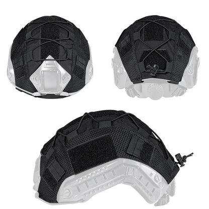 Housse de Casque Tactique pour Casque FAST - Housse Multi-Camouflage pour Casque Airsoft, Équipement Militaire, Paintball, Chasse et Tir - 1000D BLACKBEARD OUTDOOR INDUSTRIES