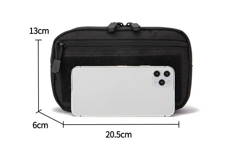 Pochette Tactique MOLLE EDC – Kit de Premiers Secours, Porte-Cellulaire, Sac de Taille Utilitaire – Pour Chasse, Randonnée et Sports de Plein Air - BLACKBEARD OUTDOOR INDUSTRIES