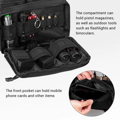 Poche à Chargeurs Tactique 5.56/.223 7.62mm pour M4 M16 AK AR avec Molle - Poche Triple à Accès Rapide BLACKBEARD OUTDOOR INDUSTRIES