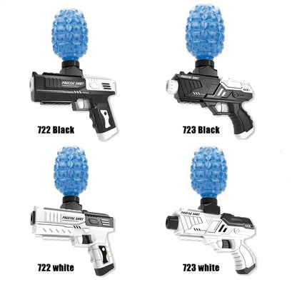 🔫 Manual Gel Ball Blaster – Blaster à balles gel / Mousse (Noir & Blanc) Ma boutique