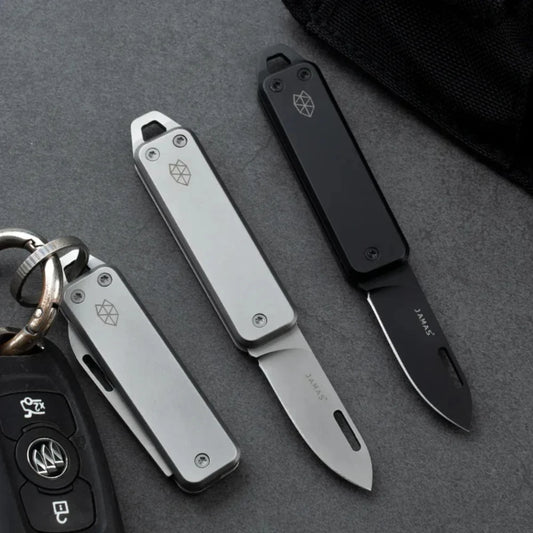 Mini Couteau Pliant Mini Multifonctionnel – Haute Dureté, Acier Inoxydable, Portable, pour Camping, Usage Domestique et EDC - BLACKBEARD OUTDOOR INDUSTRIES