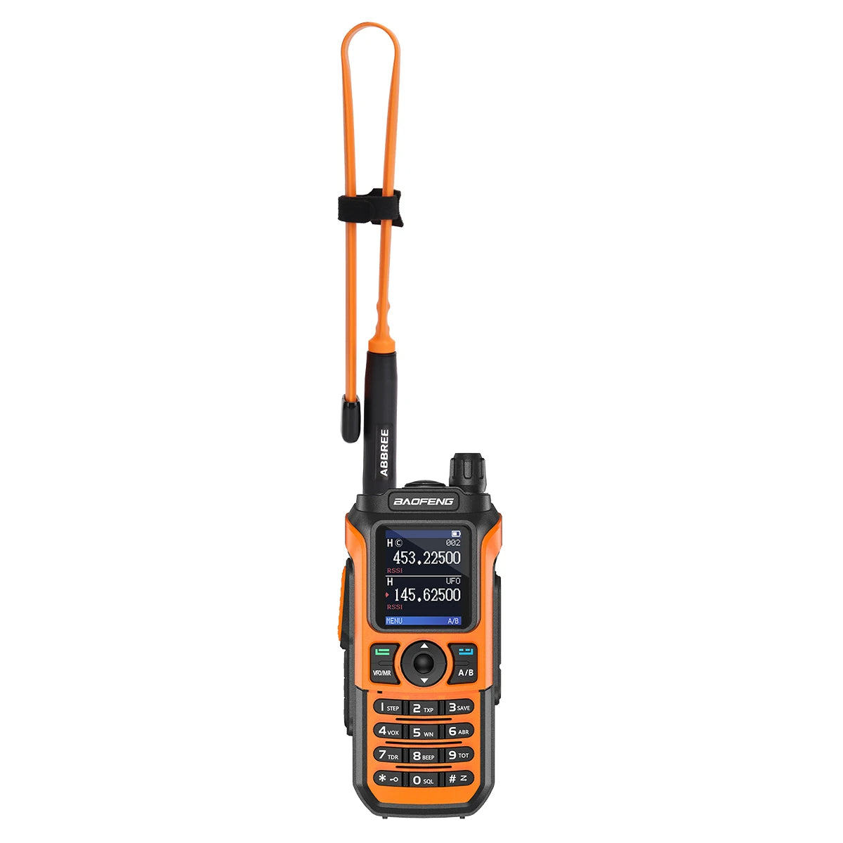 Antenne tactique rabattable ABBREE CS SMA Femelle 144/430MHz Dual Band pour BAOFENG UV-5R, UV-5RH, Quansheng UV-K5, et autres Talkies-Walkies - BLACKBEARD OUTDOOR INDUSTRIES