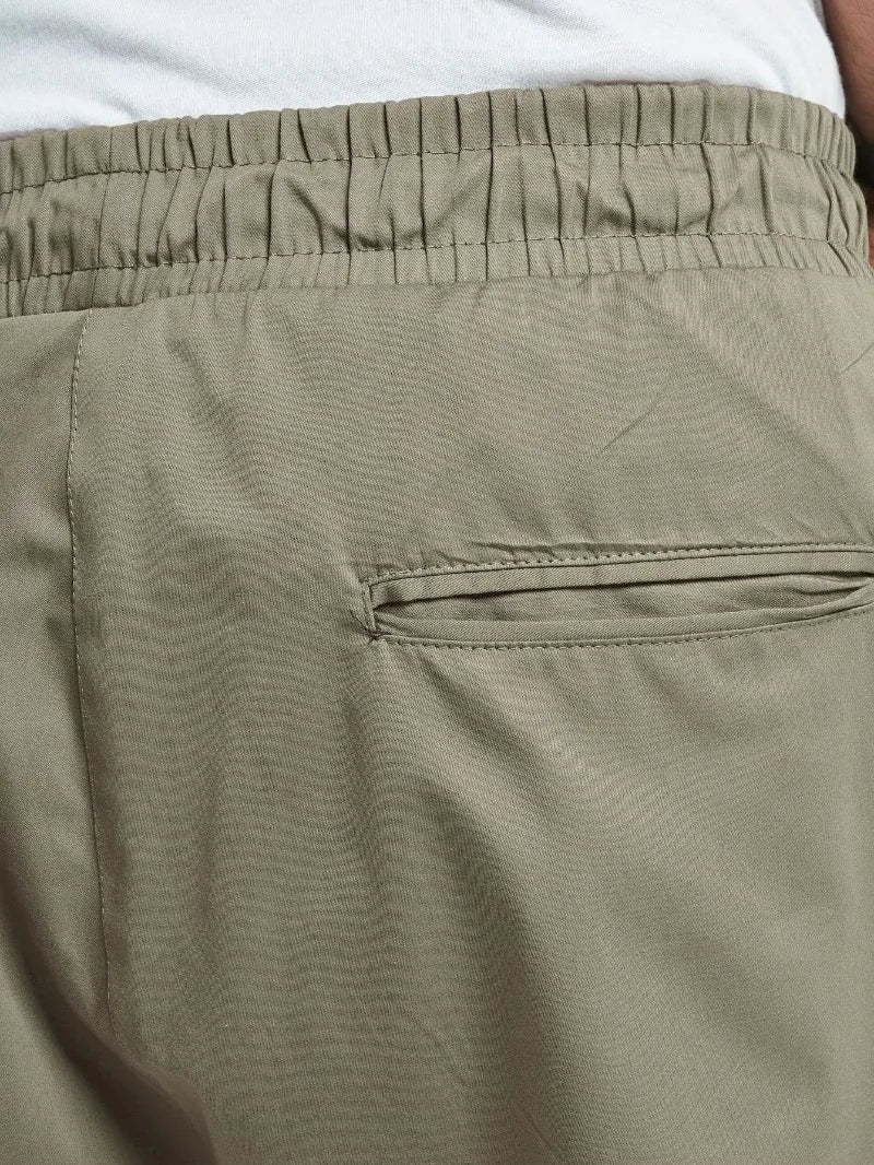 Pantalon Cargo Homme Grande Taille | Style Européen Décontracté | Taille Élastique & Cordon | Multi-poches | Léger & Confortable - BLACKBEARD OUTDOOR INDUSTRIES