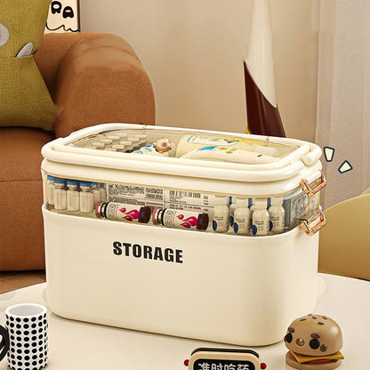 Organisateur Médical Familial Portable – Boîte de Rangement 3/4 Couches Grande Capacité Ma boutique