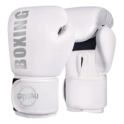 Gants de Boxe Professionnels GINGPAI SPORT – Gants de Combat Sanda, Muay Thai, MMA – Unisex, Adultes et Enfants, Entraînement, Sac de Sable et Combat - BLACKBEARD OUTDOOR INDUSTRIES