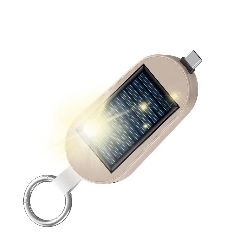 Mini Chargeur Solaire Portable 3000mAh Porte-Clés – Power Bank Sans Fil Compact - BLACKBEARD OUTDOOR INDUSTRIES