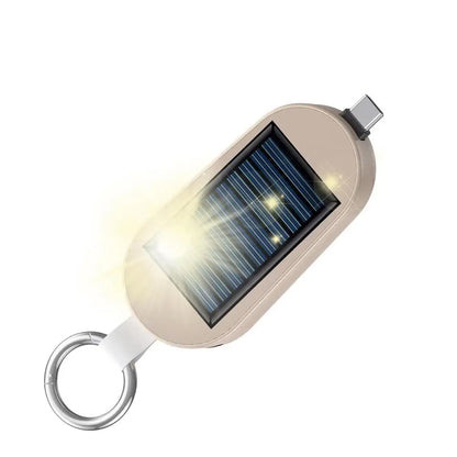 Mini Chargeur Solaire Portable 3000mAh Porte-Clés – Power Bank Sans Fil Compact - BLACKBEARD OUTDOOR INDUSTRIES