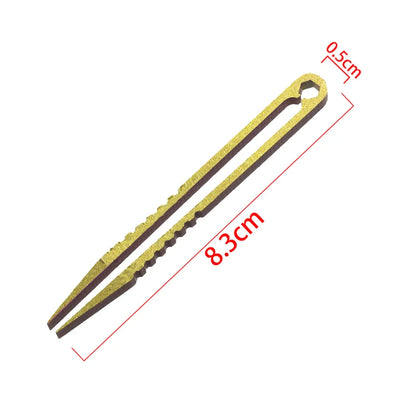 Pince à Épiler en Titane Anti-Rouille – Outil de Secours Outdoor EDC - BLACKBEARD OUTDOOR INDUSTRIES