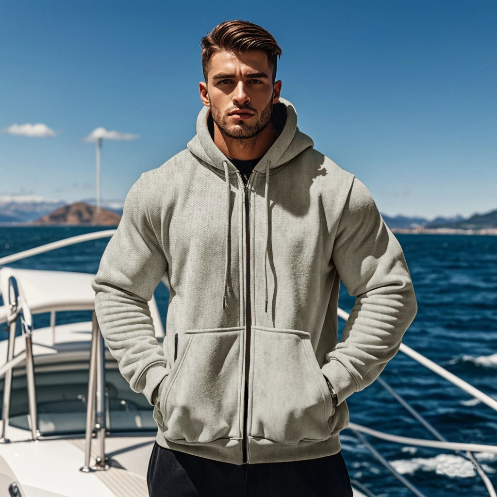 Sweatshirt à Capuche Zippé pour Homme – Confort et Chaleur BLACKBEARD OUTDOOR INDUSTRIES