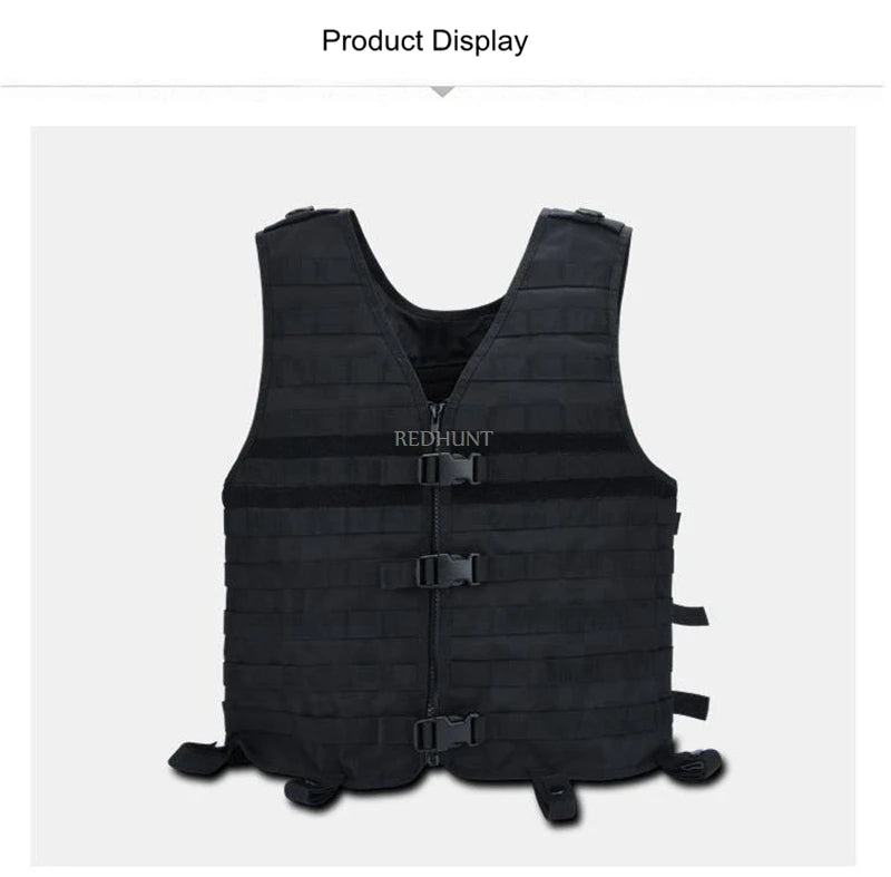Gilet Tactique Molle pour Homme – Équipement de Chasse et de Sport avec Système d'Hydratation, Sécuritaire et Pratique pour Chasse et Pêche BLACKBEARD OUTDOOR INDUSTRIES