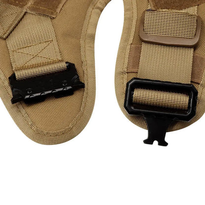 Harnais Tactique PETRAVEL pour Grand Chien – Ensemble Harnais + Collier + Laisse avec Système MOLLE Ma boutique