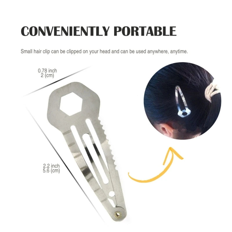 Barrette Tactique Multitool en Acier Inoxydable – Multi-fonction & Auto-Défense - BLACKBEARD OUTDOOR INDUSTRIES