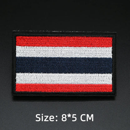 Patches Drapeaux Brodés Tactiques – international - BLACKBEARD OUTDOOR INDUSTRIES