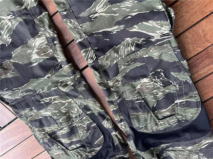 Ensemble Tactique Tom Jungle Tiger GEN3 - Vêtements de Combat Outdoor Résistants aux Déchirures, Pantalons G3 + Veste GEN3, Durable et Confortable BLACKBEARD OUTDOOR INDUSTRIES