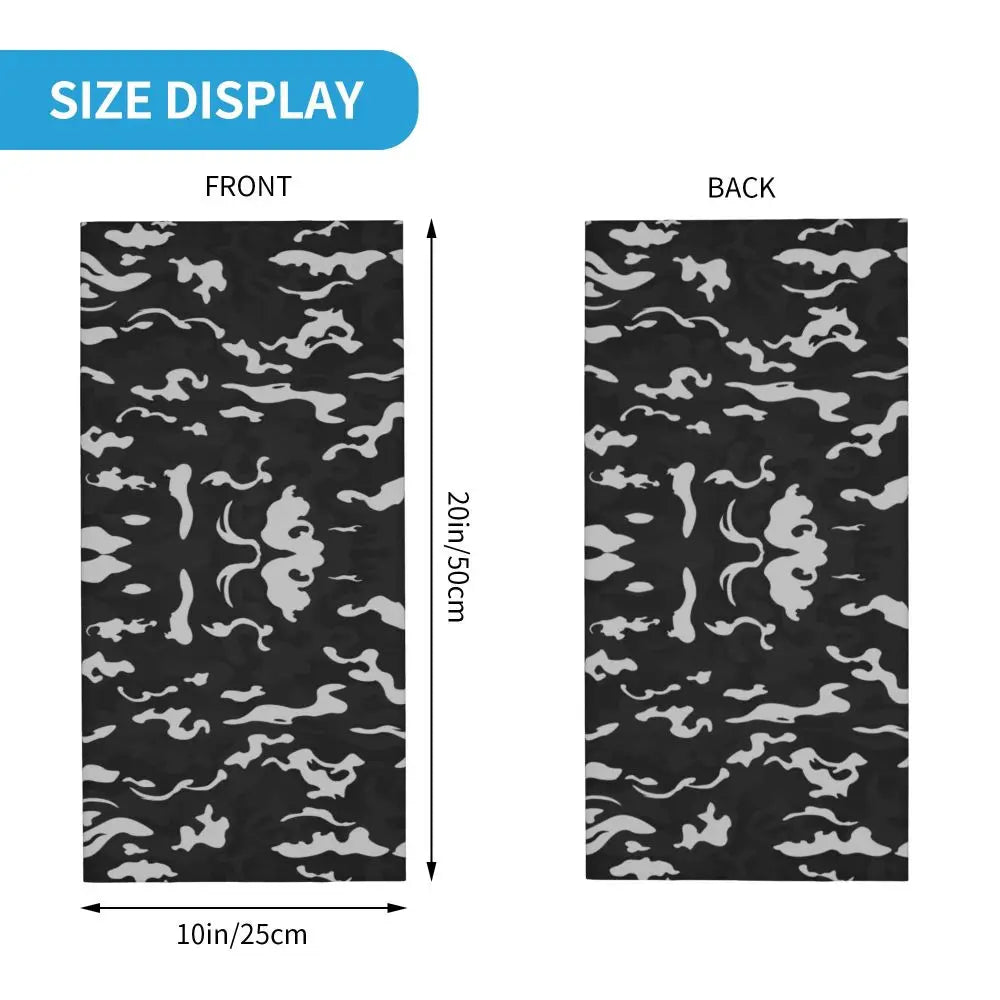 Tiger Stripe Camo – Bandeau Tour de Cou Hiver Multifonction pour Hommes et Femmes | Parfait pour Randonnée, Cyclisme, Sports Outdoor et Usage Quotidien - BLACKBEARD OUTDOOR INDUSTRIES