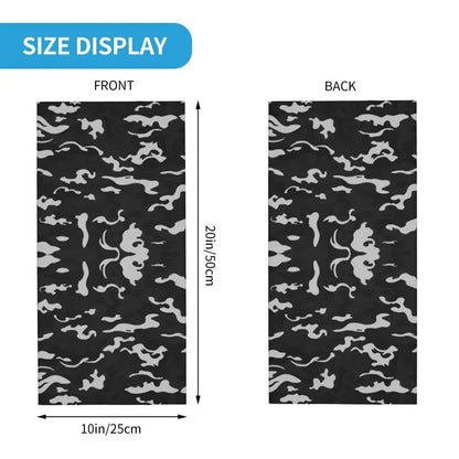 Tiger Stripe Camo – Bandeau Tour de Cou Hiver Multifonction pour Hommes et Femmes | Parfait pour Randonnée, Cyclisme, Sports Outdoor et Usage Quotidien - BLACKBEARD OUTDOOR INDUSTRIES