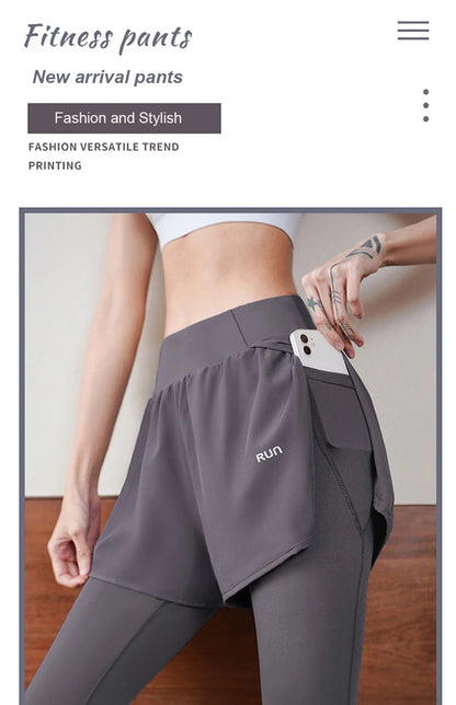 Leggings de Sport Femme avec Poche – Taille Élastique Haute, Yoga, Fitness, Cyclisme, Course - BLACKBEARD OUTDOOR INDUSTRIES
