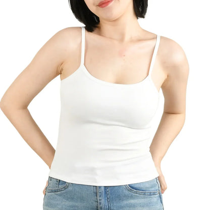Débardeur Femme à Bretelles Fines avec Coques | Camisole Rembourrée Été – Sport & Casual | S-XL - BLACKBEARD OUTDOOR INDUSTRIES