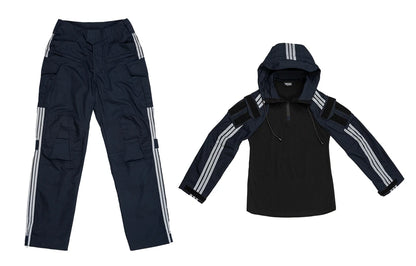 Uniforme Tactique Instructeur avec Bandes Réfléchissantes – Bleu marine - BLACKBEARD OUTDOOR INDUSTRIES