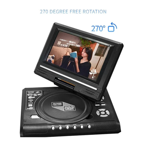 Lecteur DVD Portable 7,8” avec écran rotatif 270° – Dreamburgh - BLACKBEARD OUTDOOR INDUSTRIES