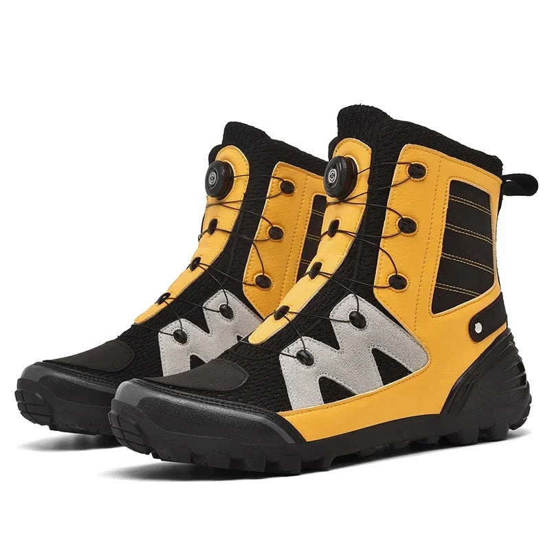 Bottes Moto Homme – Chaussures Respirantes 4 Saisons – Bottines de Moto Style Cruiser / Touring | Unisexe - BLACKBEARD OUTDOOR INDUSTRIES