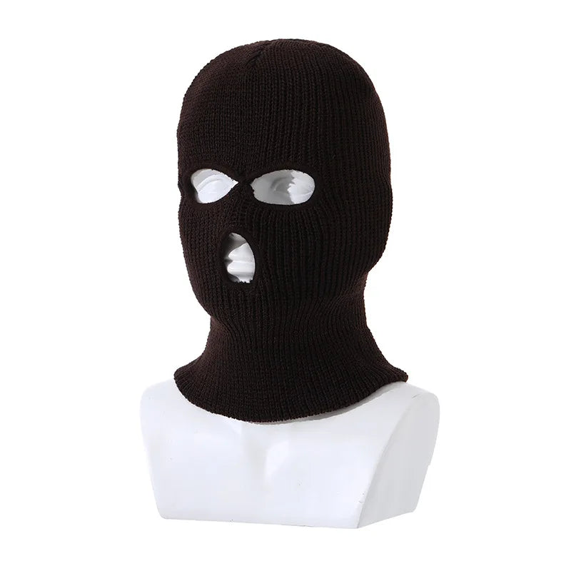 Balaclava cagoule trois trous en fibre acrylique Ma boutique