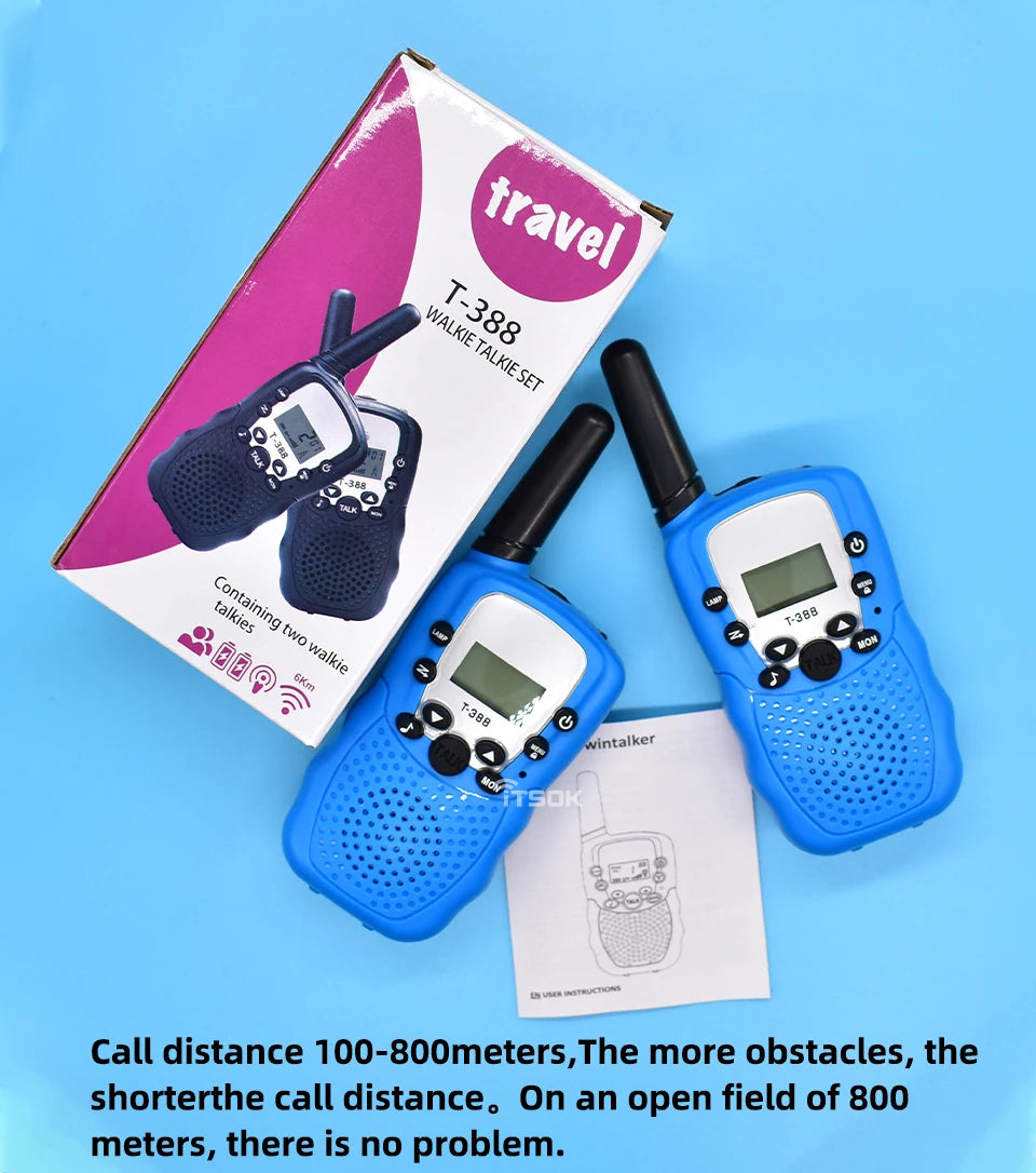 Talkie-Walkie pour Enfants T388 - Communication Amusante et Sécurisée - BLACKBEARD OUTDOOR INDUSTRIES