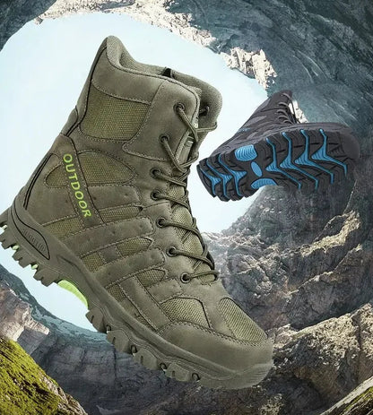 Bottes Militaires Outdoor - Bottes de Randonnée avec Semelles en Caoutchouc BLACKBEARD OUTDOOR INDUSTRIES