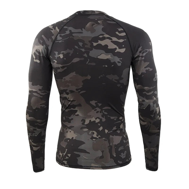 Ensemble Thermique Homme Camouflage – Sous-vêtements Chauds à Compression avec Polaire Intérieure - BLACKBEARD OUTDOOR INDUSTRIES