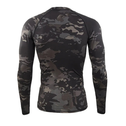 Ensemble Thermique Homme Camouflage – Sous-vêtements Chauds à Compression avec Polaire Intérieure - BLACKBEARD OUTDOOR INDUSTRIES