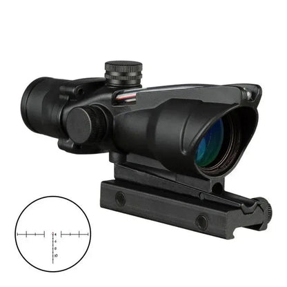Lunette de Visée 4×32 – Réticule Gravé Illuminé Rouge/Vert – Fibre Optique Ma boutique