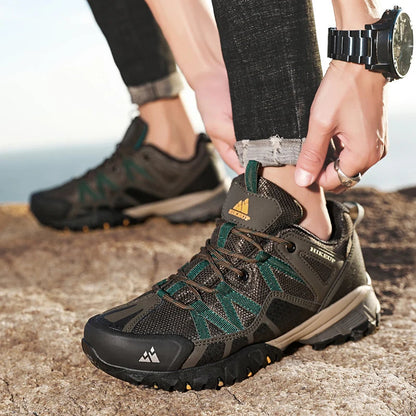 HIKEUP Sneakers Respirants avec Amorti Antidérapants – Chaussures de Randonnée Homme pour Course, Trekking et Sports de Plein Air BLACKBEARD OUTDOOR INDUSTRIES