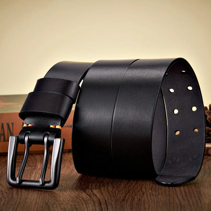 Ceinture en Cuir Véritable 100% - Boucle Double Trou Ma boutique