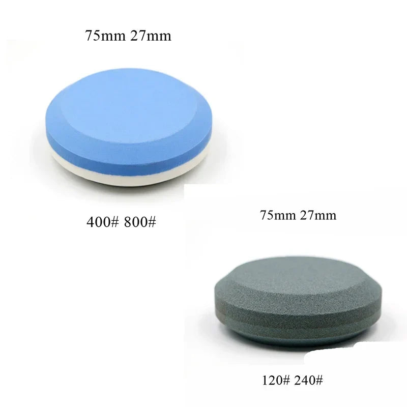 Pierre à Aiguiser Double Face – Whetstone Rond pour Couteaux, Haches, Machettes, Pelles et Outils Extérieurs - BLACKBEARD OUTDOOR INDUSTRIES