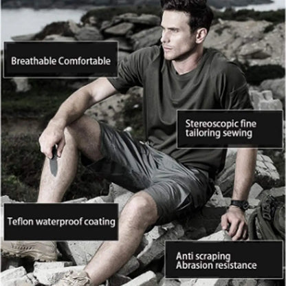 Short Cargo Homme Militaire Urbain Été — Imperméable, Respirant, Séchage Rapide - BLACKBEARD OUTDOOR INDUSTRIES