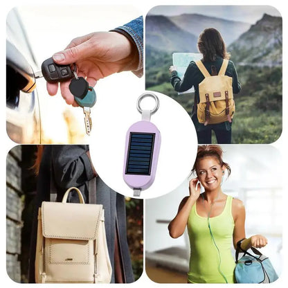 Mini Chargeur Solaire Portable 3000mAh Porte-Clés – Power Bank Sans Fil Compact - BLACKBEARD OUTDOOR INDUSTRIES