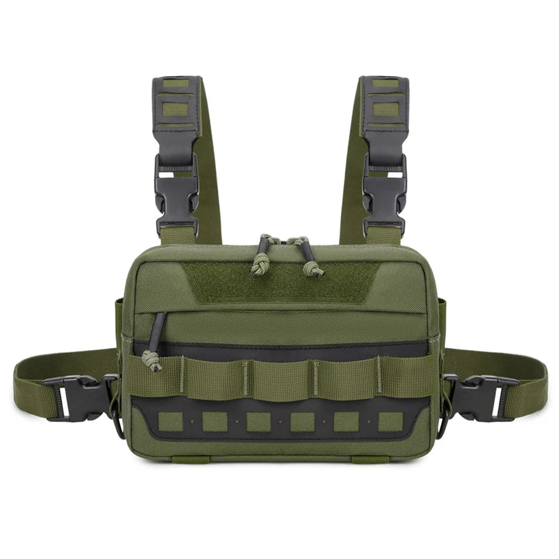 Sac tactique compact à porter sur la poitrine – Unisex, avec multiples poches pour un rangement sécurisé des équipements, accessoires et essentiels - BLACKBEARD OUTDOOR INDUSTRIES