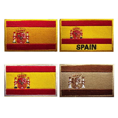 Patch Brodé Drapeau Espagnol – Patch Velcro 3D Écologique, Idéal pour Vêtements, Sacs, Accessoires et DIY - BLACKBEARD OUTDOOR INDUSTRIES