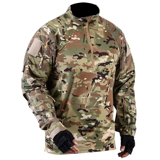 Veste Tactical XMGOLONG Pioneer Frog Suit – Haut d’Entraînement Respirant et Séchage Rapide, Camouflage CP pour Camping et Chasse - BLACKBEARD OUTDOOR INDUSTRIES