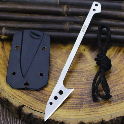 Couteau de Poche 2024 – Couteau de Chasse, Couteau de Pêche en Acier Inoxydable 440C, Lame Monobloc + Étui K, Outil EDC pour Camping et Activités de Plein Air - BLACKBEARD OUTDOOR INDUSTRIES