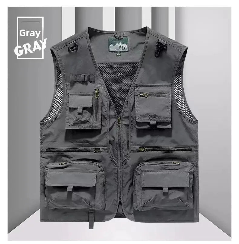 Gilet Homme Multi-Poches en Maille — Modèle 8512 - BLACKBEARD OUTDOOR INDUSTRIES